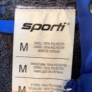 Blue Swimmers fleece lined parka